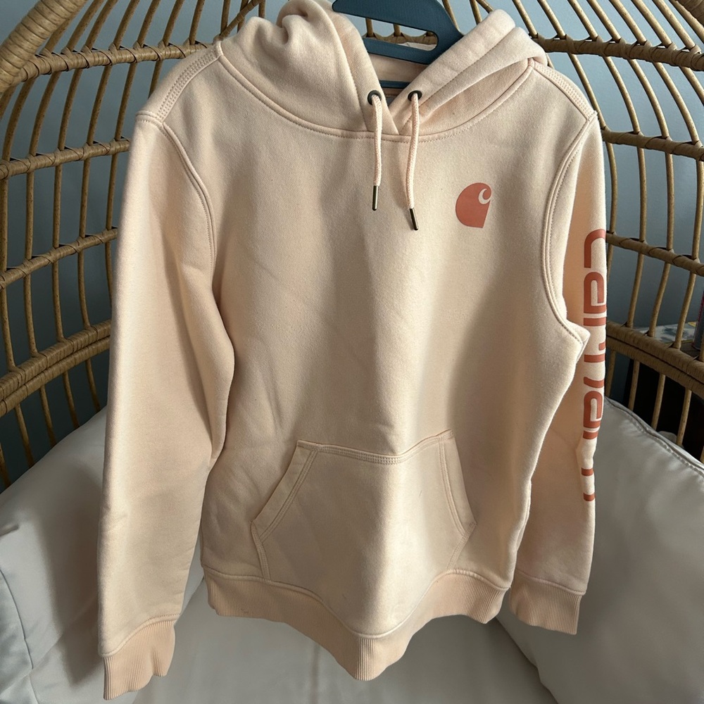 Carhartt Light Peach Hoodie | medium